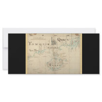 An Authentic 1690 Pirate Map Full Color Rack Card