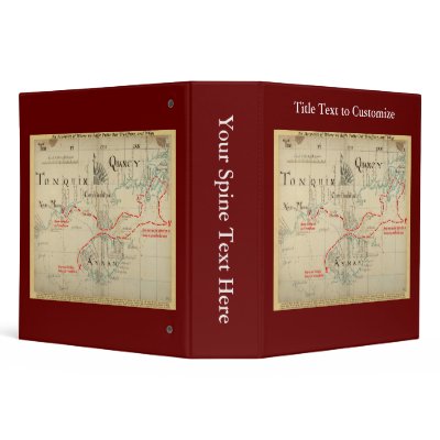 An Authentic 1690 Pirate Map (with embellishments) Binder by ZephyrusBooks