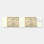 An Authentic 1690 Pirate Map (with embellishments) Bumper Stickers