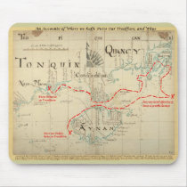 An Authentic 1690 Pirate Map (with embellishments) Mousepads