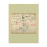 An Authentic 1690 Pirate Map (with embellishments) Postcards