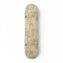 An Authentic 1690 Pirate Map (with embellishments) Custom Skate Board