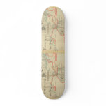 An Authentic 1690 Pirate Map (with embellishments) Custom Skate Board