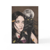 An Autumn Halloween Night Greeting Card