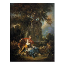 An Autumn Pastoral - François Boucher Post Cards