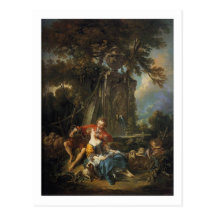 An Autumn Pastoral - François Boucher Post Cards