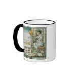 An Aztec feather artisan Coffee Mug
