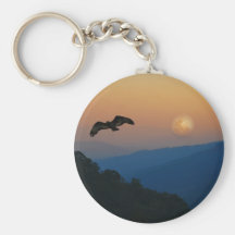 An eagles ascent key chain