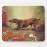 An Early Christmas - or Bad Dachshund Dog :) Mouse Mats