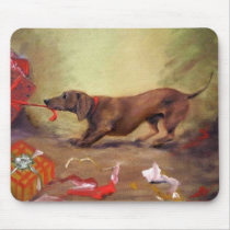 An Early Christmas - or Bad Dachshund Dog :) mousepads