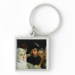 An Elegant Couple from Madrid, c.1770 Key Chain