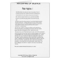 An Empire of Silence Page One cards by MyFirstNovel An Empire of Silence Page One cards
