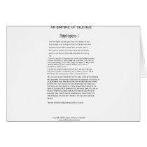 An Empire of Silence Page One cards by MyFirstNovel An Empire of Silence Page One cards