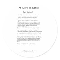 An Empire of Silence Page One stickers by MyFirstNovel An Empire of Silence Page One stickers