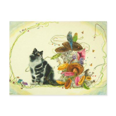 An Enchanting World Postcard by montrisam
