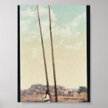 An "Estufa", Pueblo of Taos, N.M. classic Photochr Posters