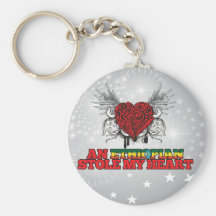 An Ethiopian Stole my Heart Key Chain