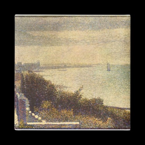 An Evening in Grand Camp by Georges Seurat Refrigerator Magnets