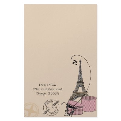 An Evening In Paris Customizable Stationery by malibuitalian