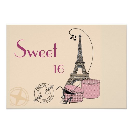An Evening In Paris Party Response Card