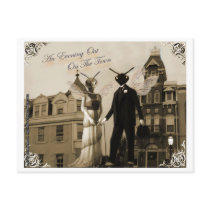 An Evening Out on The Town postcard