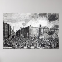 An exact representation of the Burning Poster