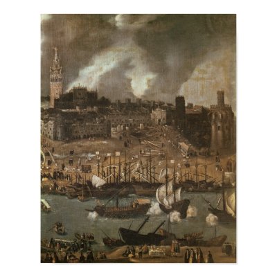 An Expedition Setting out from Seville for Posters by bridgemanart