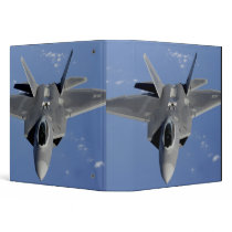 An F-22 Raptor moves into position to receive f 2 Vinyl Binder