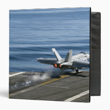An F/A-18E Super Hornet Vinyl Binder