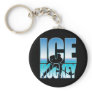 An Ice Hockey Player Shooting the Puck Key Chains