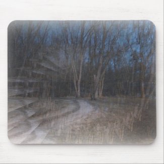 An Illusion of The Woods-Halloween Gesture mousepad