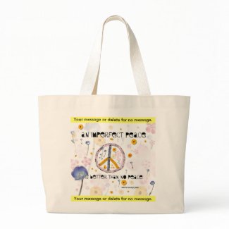 'An Imperfect Peace' - Canvas Bag - Customize bag