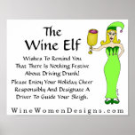 An Important Message from The Wine Elf Posters