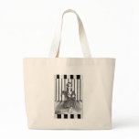 An imprisoned angel tote bags