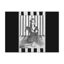 An imprisoned angel postcards