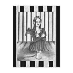 An imprisoned angel post card