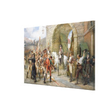 An Incident in the Peninsular War - Napoleon Enter Gallery Wrap Canvas