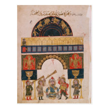 An Indian astrological chart Postcard