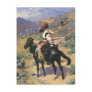 An Indian Trapper by Remington, Vintage Wild West Post Cards