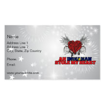 An Indianan Stole my Heart Business Cards