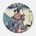 An inn at Hakone by Ikeda, Eisen Ukiyoe Magnets