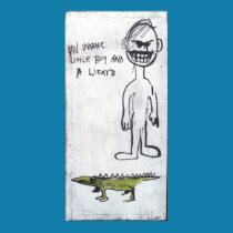 "AN INSANE LITTLE BOY AND A LIZARD"
