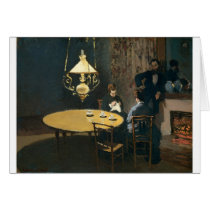 An Interior after diner (1868-1869) cards