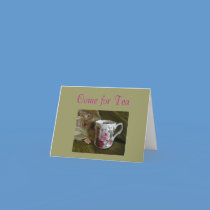 An invitation to Tea cards
