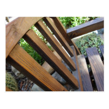 An Inviting Garden Bench in Ojai, California Post Cards