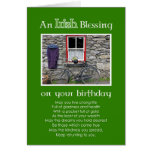 An Irish Blessing on your Birthday Greeting Card