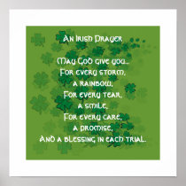 An Irish Prayer - Every Tear -A Smile Posters
