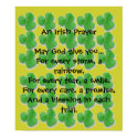 An Irish Prayer - May God Give You... print