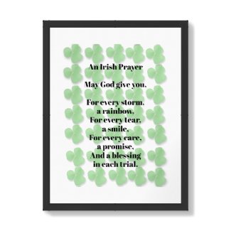 An Irish Prayer print