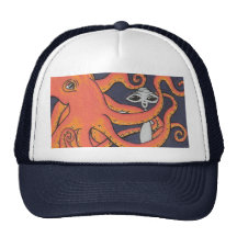 An Octopus Friend hat